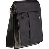 Zip iPad Tablet Messenger Bag Black